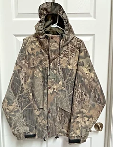 Cabela's Men's Large GoreTex Full Zip Camo Hooded Hunting Rain Jacket - Picture 1 of 6