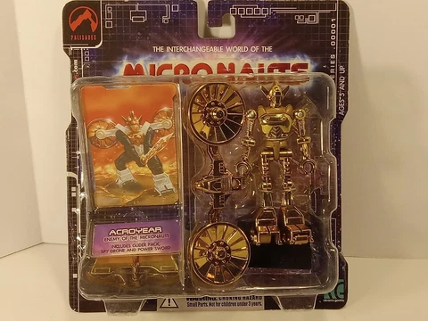 micronauts, microman, henshin cyborg, palisades gold acroyer 2002 Cover