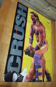 RARE Vintage WWF 1993 Poster Folded 8 Sheet Double Sided - Crush / Razor Ramon - Picture 1 of 16