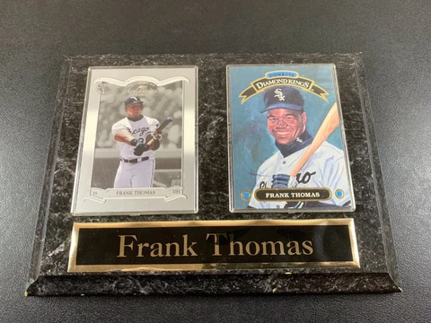 Frank Thomas Baseball 2-Card 6" x 8" Plaque (HOFer) - Chicago White Sox Cover