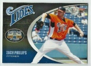 2012 Norfolk Tides (Triple-A Baltimore Orioles) Zach Phillips