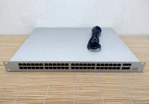 Cisco Meraki MS120-48FP-HW 1G L2 Cloud Manage 48x GigE 740W PoE UNCLAIMED - Afbeelding 1 van 1