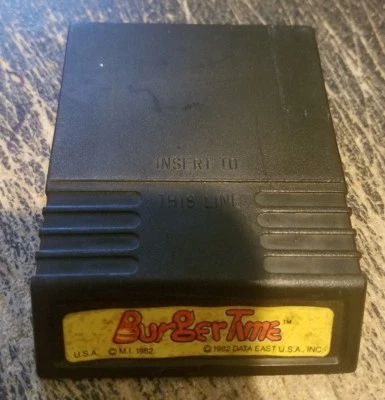 Vintage 1982  Intellivision BURGER TIME Video Game Cartridge  - Image 1 of 3