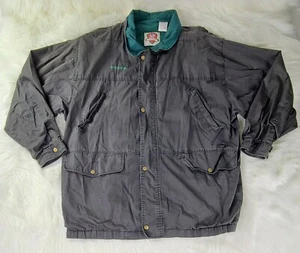 Vintage Diadora Men's 90s Green black Zip up Beautiful L Shipped promptly 💨 - Picture 1 of 9