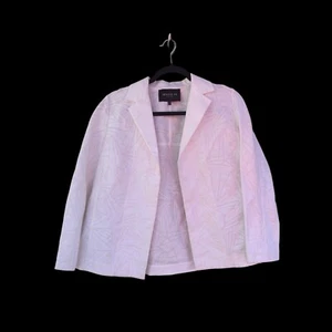 Lafayette 148 Milena Jacket Size S White Jacquard Old Money Quiet Luxury Blazer - Picture 1 of 20