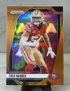 2024 Prizm, FRED WARNER /249 "Orange Prizm" - SAN FRANCISCO 49'ERS - Bild 1 von 4