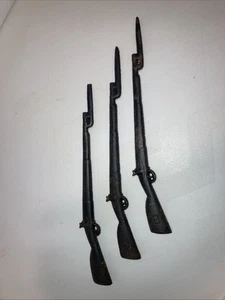 Vintage Cast Iron Musket 7.75” Lot - Picture 1 of 9