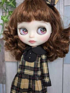 Custom Icy Doll Blythe Size OOAK Brown Hair 1/6 Artist Doll no Outfit - Picture 1 of 9