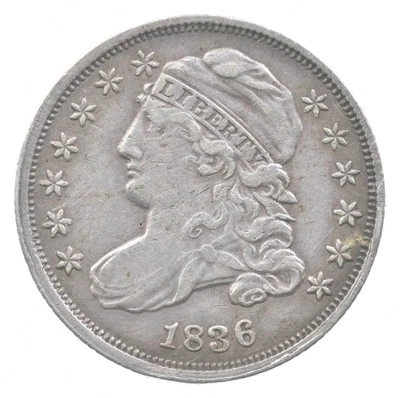 1836 Capped Bust Dime *7319 - Image 1 of 3