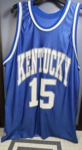 Kentucky Jersey #15 Large NCAA Blue White Official Wildcat Basketball Dodger USA - Picture 1 of 14