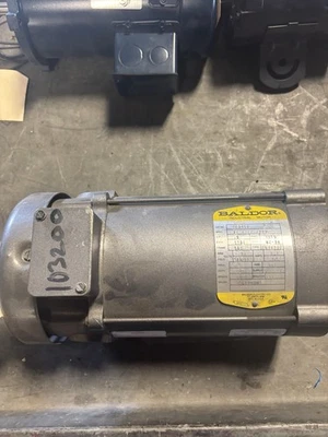 NEW Baldor Electric CD3450 1/2 HP 1750 RPM 90VDC 56C Frame General Purpose Motor - Image 1 of 4