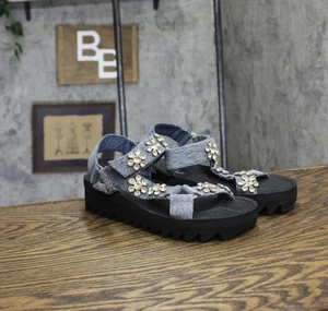 Sandalias deportivas adornadas Wild Pair Kudose para mujer 100206444900 azul denim 6,5 M - Imagen 1 de 12