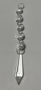 Clear Crystal Chandelier Drop Suncatcher 6 3/4 Inch  - Picture 1 of 2