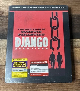 Django Unchained Target Exclusive Steelbook (Blu-ray + DVD, 2013) *Brand New* - Picture 1 of 6
