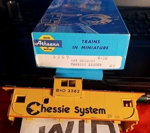 Chessie Systems Wide View Caboose B&O 3382 ER4 5369 Box Athearn Kit 1 Side Plain - Picture 1 of 8