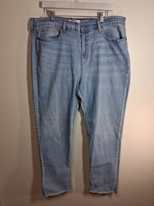 Jeans Levi's Denizen blu denim ragazzo donna nuovo con etichetta taglia 16 - Foto 1 di 7