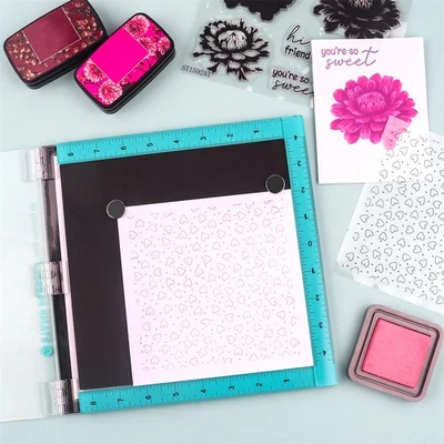 Stamping Tool Stamping Platform Stamp Positioner For DIY Craft Card Making - Image 1 of 4