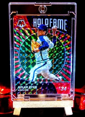 Nolan Ryan 2022 Panini Mosaic HF-8 Astros Holo Fame Green Prizm (NM-M) ✨✨✨✨✨ - Image 1 of 4