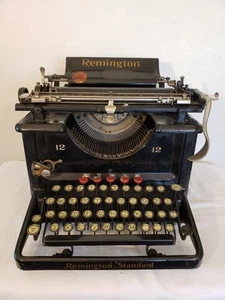 Remington No. 12 Antique 1910 Standard Correspondence Typewriter Parts/Repair - Picture 1 of 20