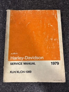 1979 AMF Harley Davidson XLH/XLCH-1000 Motorcycle Service Manual🔥 - Bild 1 von 16