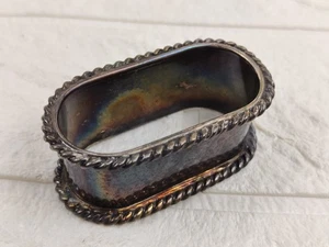 Antiker Dänemark 835 Silber Serviettenring 45gr - Bild 1 von 8