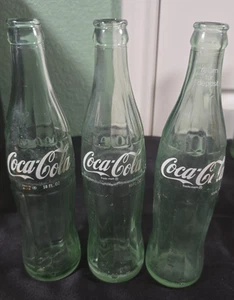 3 Vtg 10 oz ACL Coca Cola Bottles-Alexandra, Macon, Ga. and Washinton, PA - Picture 1 of 12
