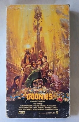 The Goonies VHS 1985 1986 Slipsleeve No Barcode 1st Release RARE MOVIE  Foto 1 de 4