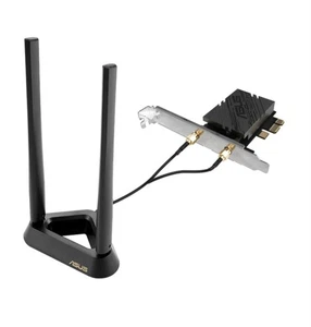 ASUS PCE-BE92BT Tri Band WiFi 7 Bluetooth PCI-E Adapter mit 2 externen Antennen - Bild 1 von 14
