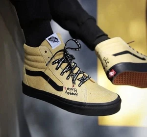 Vans SK8-Hi X A Tribe Called Quest Mellow Yellow 2018 Mens Sz 10 EXCELLENT Cond - Picture 1 of 11