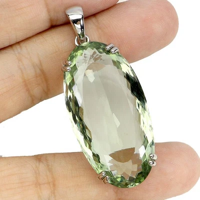 Joyería de piedras preciosas hechas a mano de 48 quilates de plata esterlina 925 Foto 1 de 4