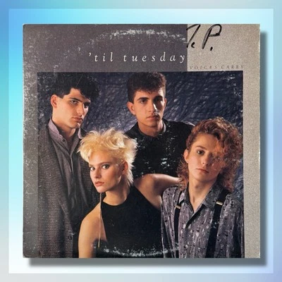 Til Tuesday Voices Carry LP (1985) ORIG INNER Vinyl Record Album 12” Aimee Mann - Image 1 of 4