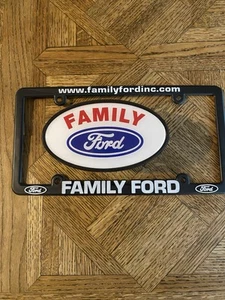 Family Ford Bronco Trailer hitch cover and license plate frame - Picture 1 of 2