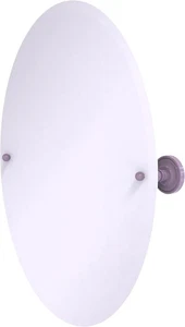 New Lavender Allied Brass Frameless Oval Tilt Beveled Mirror 29"X 21" Fast Ship - Picture 1 of 1