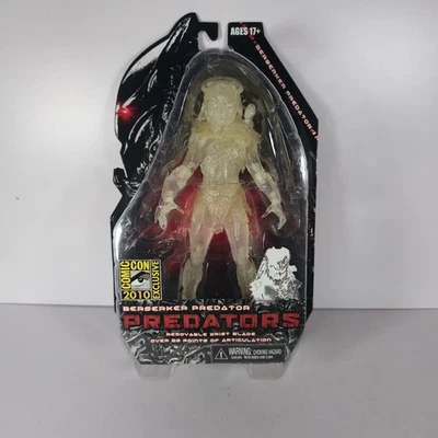 Figura de acción NECA Predators Cloaked Berserker Predator 7' 2010 exclusiva de SDCC Foto 1 de 3