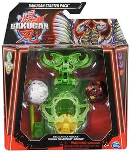 Bakugan Starter Pack 3 Pack Spinning Rolling Balls with Trading Cards New - Picture 1 of 7