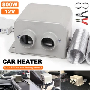 800W Electric Car Heater 2 Hole 12V DC Heating Fan Defogger Defroster Demister - Picture 1 of 14