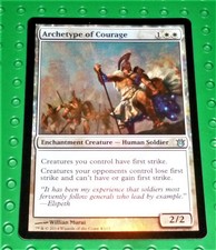 MAGIC THE GATHERING TCG - Born of the Gods "Archetype of Courage" Foil MTG143
