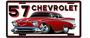 Plato chevy 57 aspecto vintage - Imagen 1 de 2