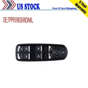 Window Master Switch Front Left Porsche Cayenne Panamera Macan 7PP959858RDML - Picture 1 of 11