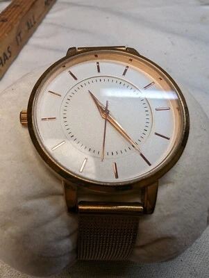 H&M Women's Rose Gold Toned Band Analog Watch - Image 1 of 4