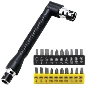 Hex Wrench Screwdriver Tips L Shape Right-Angled Tube Wrench Double Ended Tool - Picture 1 of 4