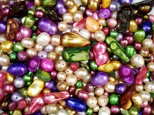 Mezcla de perlas de agua dulce 50 g Asst hágalo usted mismo joyería espaciador relleno joyería - Imagen 1 de 2