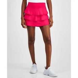 ID Ideology Women's Flounce Skort Pink Dragon Fruit, Small - Picture 1 of 10