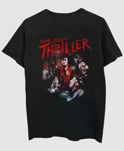 $25 Michael Jackson Men's Black Short Sleeve Graphic Cotton T-Shirt Size Small - Picture 1 of 1