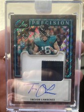 2021 Panini One Trevor Lawrence Precision RPA Rookie Patch On Card Auto RC 09/20