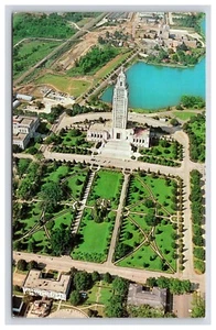 Postkarte: LA 1986 Luftaufnahme, State Capitol, Baton Rouge, Louisiana - verschickt - Bild 1 von 2