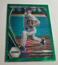 2021 Panini Prizm Draft Picks Green Pulsar Prizm #PDP162 - Ben Casparius