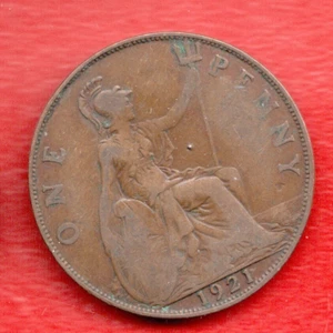 GREAT BRITAIN 1 PENNY 1921 - Picture 1 of 2