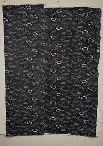 Japanese Boro Futon Ji Katazome Wabi Sabi Indigo Antique 59” x 44” - Picture 1 of 11