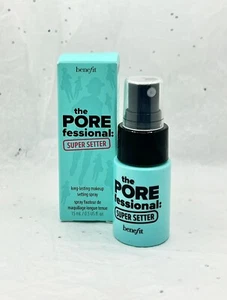 Benefit POREfessional Super Setter Makeup Setting Spray .5oz/15ml Travel Size - Picture 1 of 6